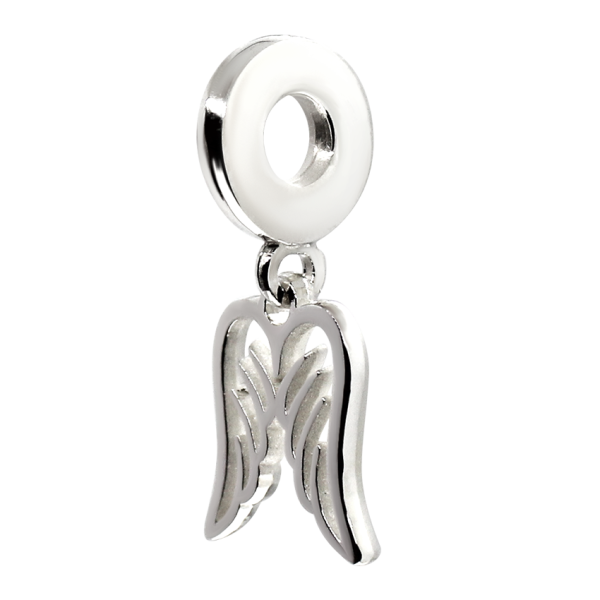 CHARM ALAS DE ANGEL EN PLATA LEY .925