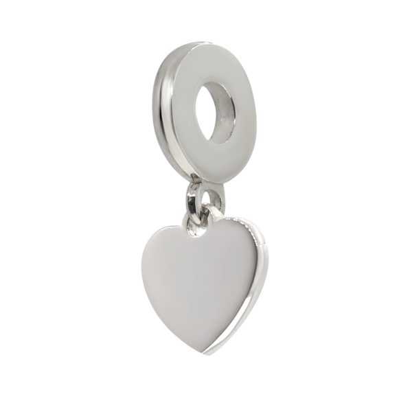 CHARM MINI CORAZON EN PLATA LEY .925