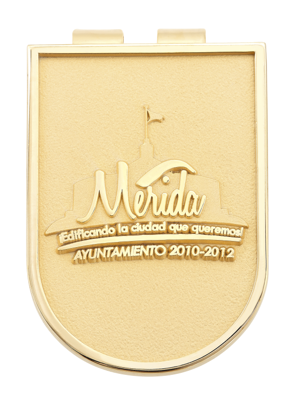 Money Clip Baño De Oro 22k