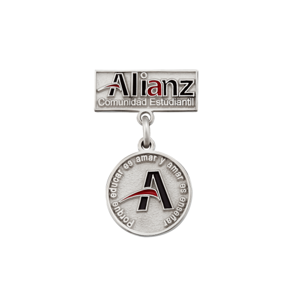 Medalla 22mm con placa