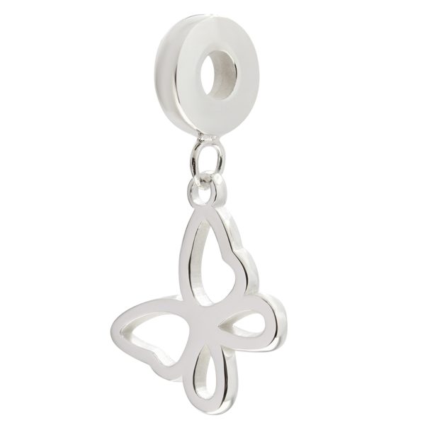 CHARM MARIPOSA EN PLATA LEY .925