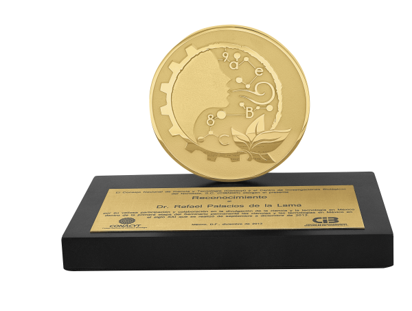 Reconocimiento con moneda de 100mm