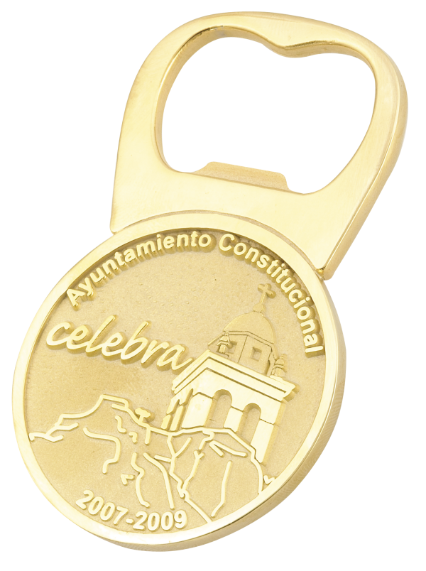 Destapador con Moneda