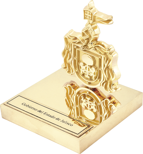 Reconocimiento con moneda 70mm