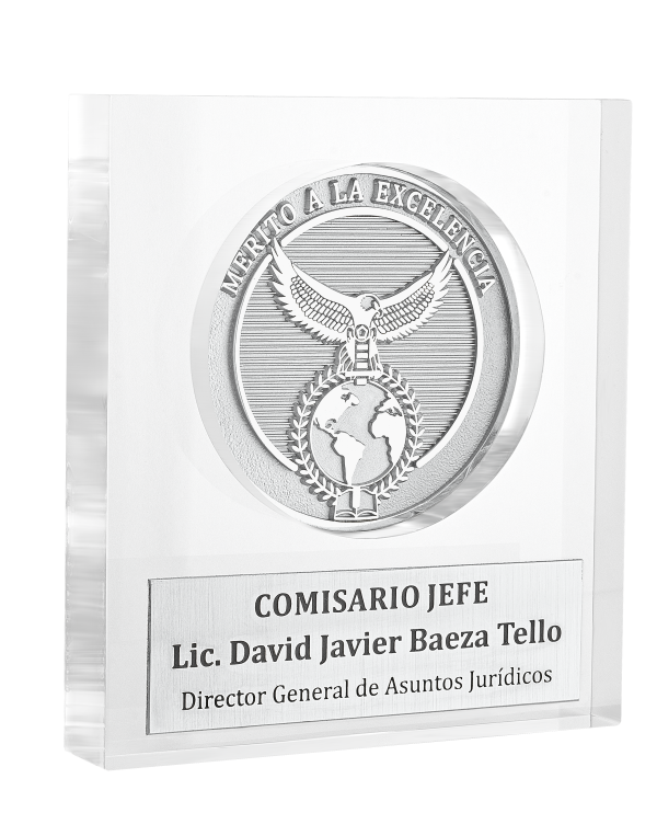 Moneda con acrílico de 55 mm