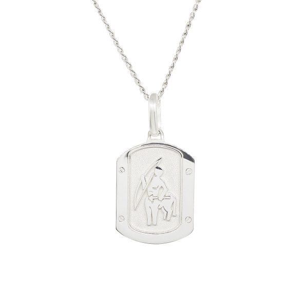 DIJE SAGITARIO EN PLATA.925 CON CADENA