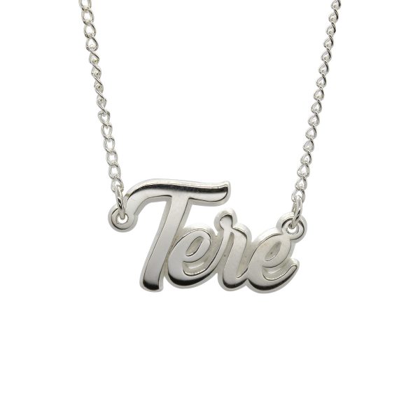 DIJE CON CADENA DEL NOMBRE TERE EN PLATA